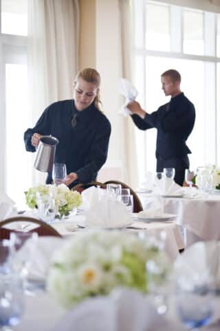 wedding banquet server staffing solutions
